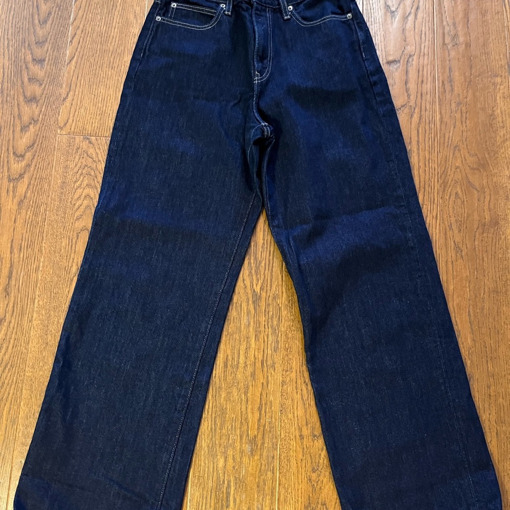 Uniqlo Women’s Deep Indigo Relaxed Jeans‎